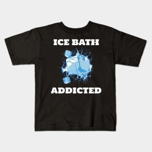 Ice Bath Ice Swimming Kids T-Shirt